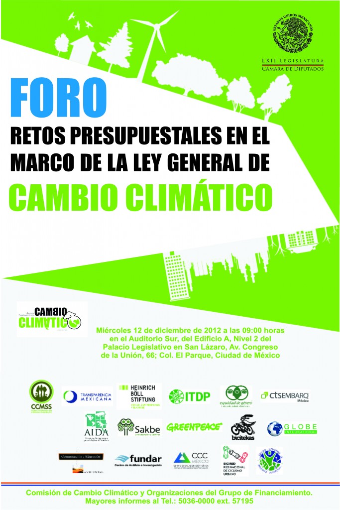 Foro Diputados Ley Cambio Climático