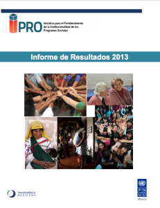 Portada Informe IPRO 2013