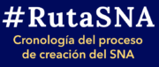 Cronología del proceso de creación del SNA